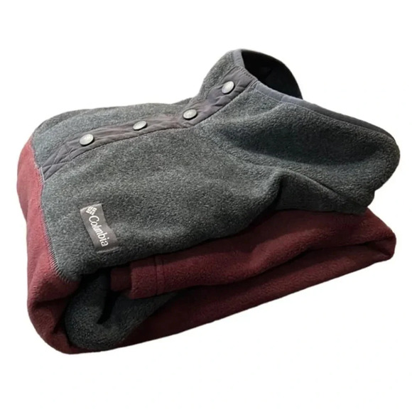Columbia Steens Mountain Half Snap Fleece Pullover Jacket 3XT - Picture 12 of 12